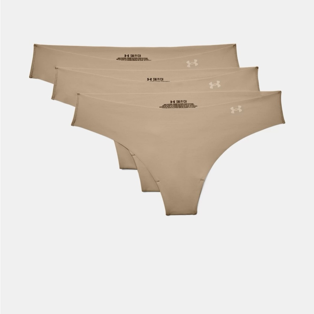 Under Armor Pure Stretch Thong 3-Pack Underwear Size XL